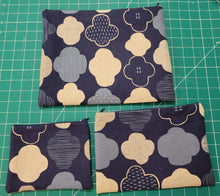 Load image into Gallery viewer, Customizable Lined Canvas Zipper Pouches in Three Sizes