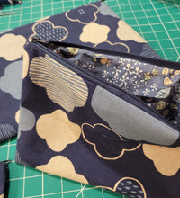 Load image into Gallery viewer, Customizable Lined Canvas Zipper Pouches in Three Sizes