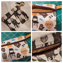 Load image into Gallery viewer, NEW FEMINIST MINI CLIP-ON POUCH!!! Customizable Mini Clip-on Zipper Pouch with Swivel Clasp and Keyring