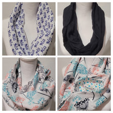 Load image into Gallery viewer, NEW GAUZE INFINITY SCARVES: Customizable Gauze Infinity Scarf with Optional Hidden Pocket