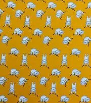 Load image into Gallery viewer, Mustard Yellow Sloth Jersey Knit Infinity Scarf in Single or Double Loop